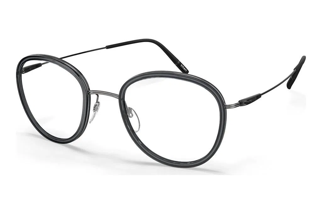 Silhouette Dynamics Colorwave Contour 5581 Eyeglasses - Ruthenium / Graphite - view 5